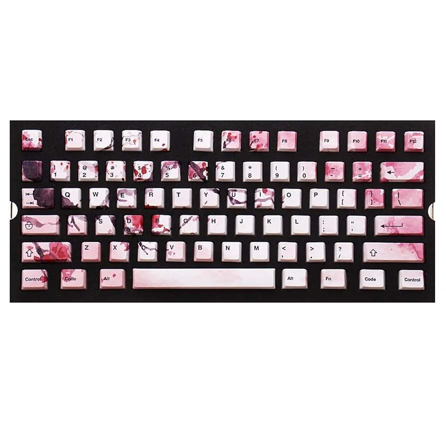 Amazon.com: PBT Cherry Blossom Keycap Orignal Profil for 60